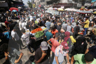 Gaza market brimming with goods