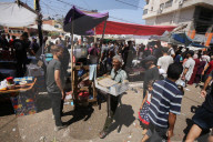 Gaza market brimming with goods