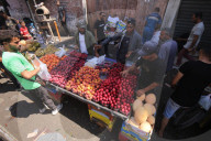 Gaza market brimming with goods