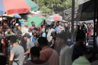 Gaza market brimming with goods