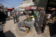 Gaza market brimming with goods