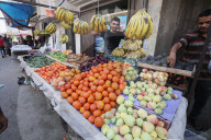 Gaza market brimming with goods