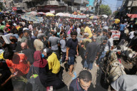 Gaza market brimming with goods