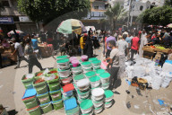 Gaza market brimming with goods