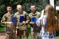 Graduation ceremony at Military Institute of Kyiv National University