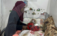Wounded Gaza children in hospital