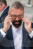  James Cleverly at the BBC in London, UK.