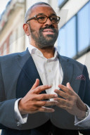  James Cleverly at the BBC in London, UK.