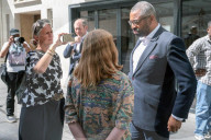  James Cleverly at the BBC in London, UK.