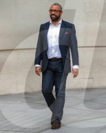  James Cleverly at the BBC in London, UK.