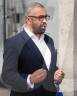  James Cleverly at the BBC in London, UK.