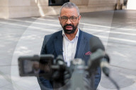  James Cleverly at the BBC in London, UK.