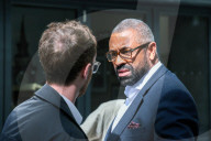  James Cleverly at the BBC in London, UK.