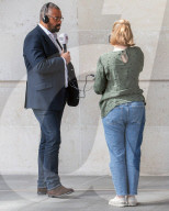  James Cleverly at the BBC in London, UK.
