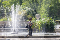 Sunshine and warm weather in London, UK.