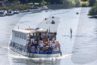 Sunshine and warm weather in London, UK.