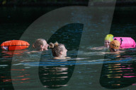 'Surfers Against Sewage' stage protest on the River Thames