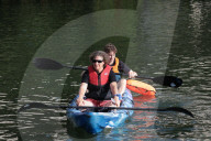 'Surfers Against Sewage' stage protest on the River Thames