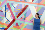 Al Held: About Space exhibition at the White Cube Bermondsey, London, UK