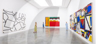 Al Held: About Space exhibition at the White Cube Bermondsey, London, UK