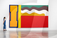 Al Held: About Space exhibition at the White Cube Bermondsey, London, UK