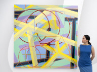 Al Held: About Space exhibition at the White Cube Bermondsey, London, UK
