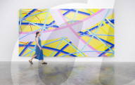 Al Held: About Space exhibition at the White Cube Bermondsey, London, UK