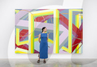 Al Held: About Space exhibition at the White Cube Bermondsey, London, UK