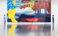 Al Held: About Space exhibition at the White Cube Bermondsey, London, UK