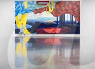 Al Held: About Space exhibition at the White Cube Bermondsey, London, UK