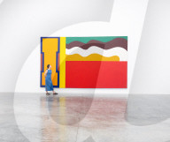 Al Held: About Space exhibition at the White Cube Bermondsey, London, UK