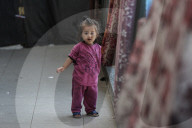 Displaced Gazans shelter in schools