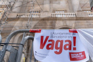 Barcelona, Strike of the workers of the Barcelona City Council