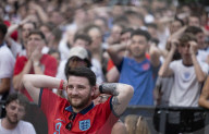 England's Euro 2024 Group C match against Slovenia at BOXPARK Croydon in south London, UK.
