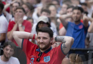 England's Euro 2024 Group C match against Slovenia at BOXPARK Croydon in south London, UK.