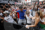 England's Euro 2024 Group C match against Slovenia at BOXPARK Croydon in south London, UK.