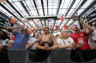 England's Euro 2024 Group C match against Slovenia at BOXPARK Croydon in south London, UK.
