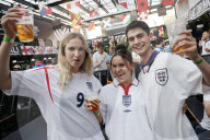 England's Euro 2024 Group C match against Slovenia at BOXPARK Croydon in south London, UK.
