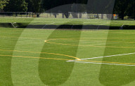 Massive sinkhole swallows part of Illinois soccer field