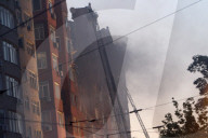 Russian missile strikes Dnipro apartment block