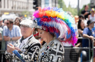 Pride in London parade, Park Lane to Trafalgar Square, London, Great Britain 
29th June 2024