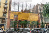 Barcelona - Change of facade at the Tapies Foundation