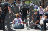 St. Louis Pride parade delayed as Pro-Palestine protesters block path