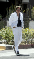 Controversial real estate tycoon Mohamed Hadid, 75, is seen for the first time since he was exposed for sending allegedly racist and homophobic messages to a New York Congressman