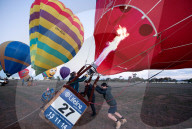 Pilots take to the skies at Mildura’s Big Balloon Bash.