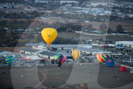 Pilots take to the skies at Mildura’s Big Balloon Bash.