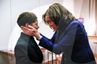 Presidential candidate Kamala Harris