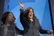 Presidential candidate Kamala Harris