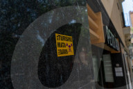 Barcelona - Graffiti and posters against tourism in Barcelona