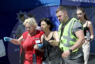 Russia bombing civilians in Dnipro